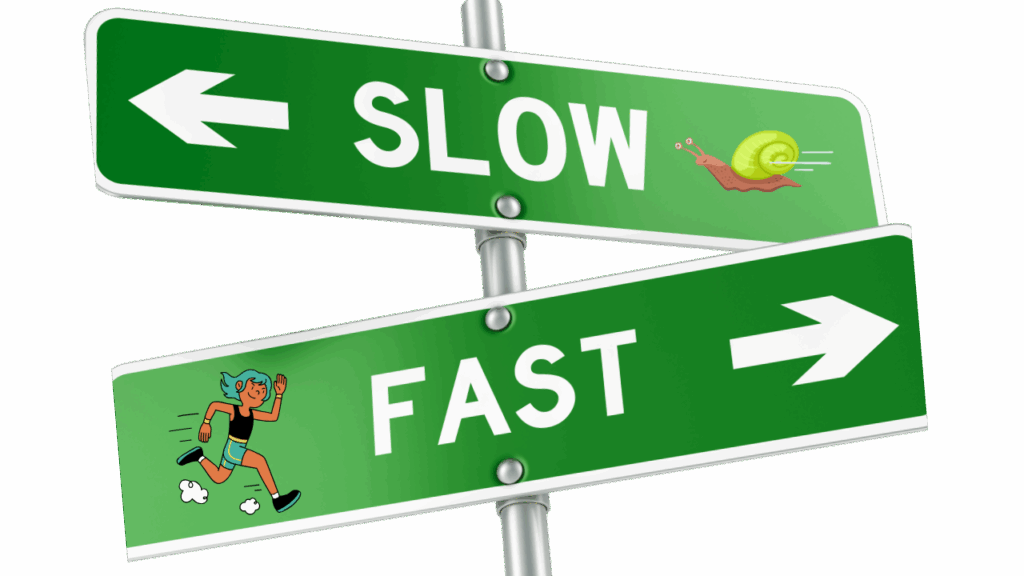 Fast or slow doesn't matter. Comparison in personal finance and life is a trap!
